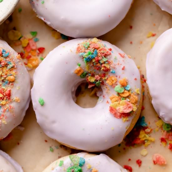Fruity Pebble Donuts