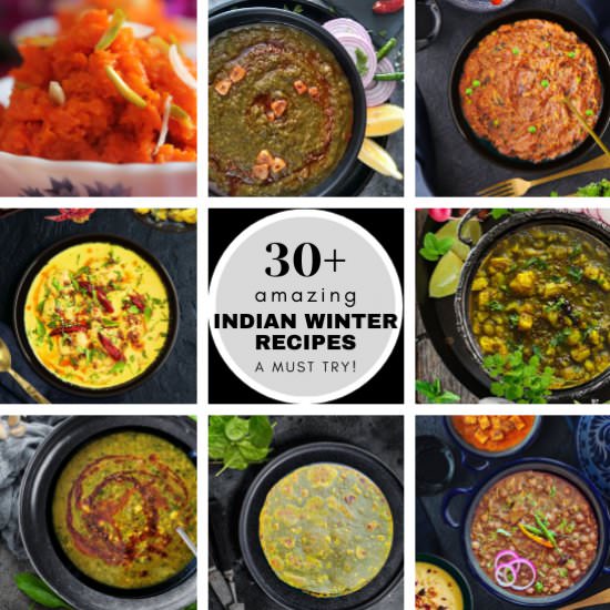 30+ Indian Winter Recipes