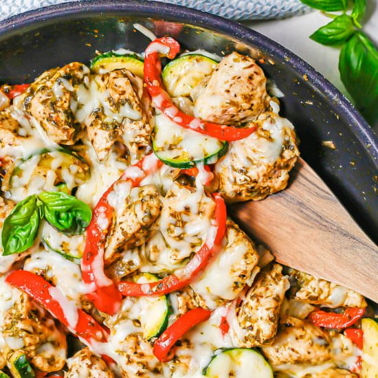 Italian Chicken Skillet with Pesto