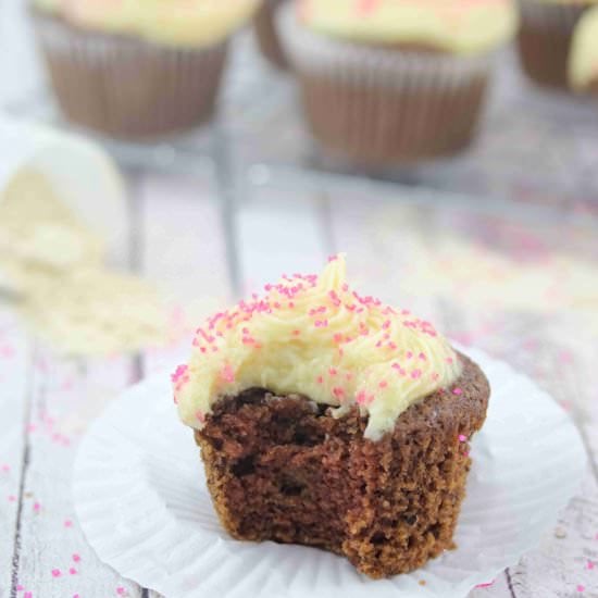 Chocolate Protein Powder Cupcakes