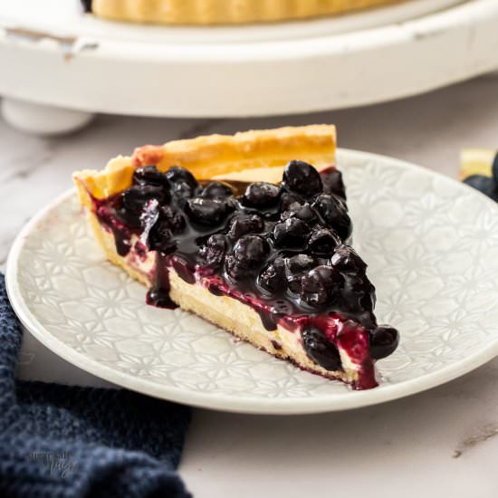 Blueberry Cheese Tart