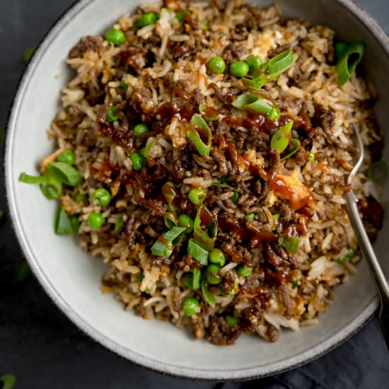 Minced Beef Fried Rice