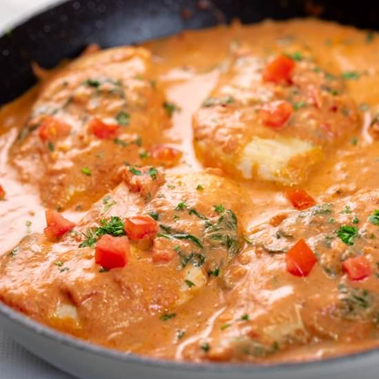 Tomato Chicken Skillet Dinner