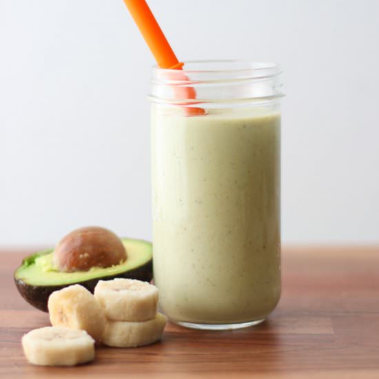 Avocado banana smoothie
