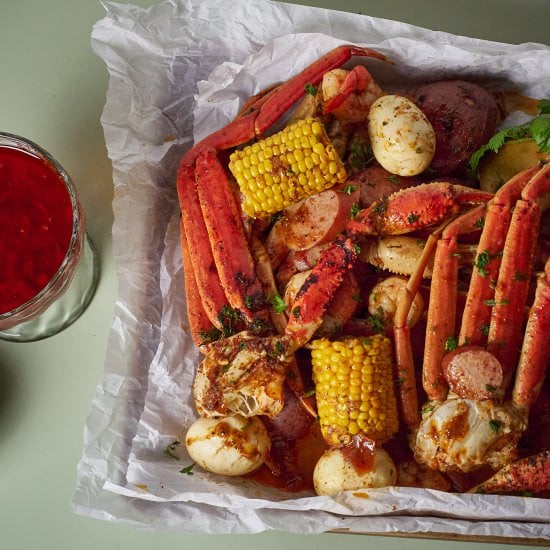 Cajun Seafood Boil in a Bag