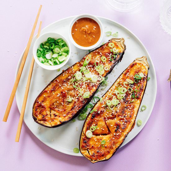 Miso Glazed Eggplant