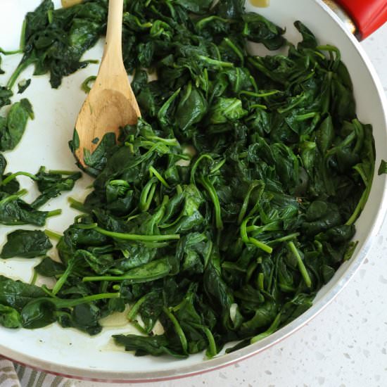 Sautéed Spinach