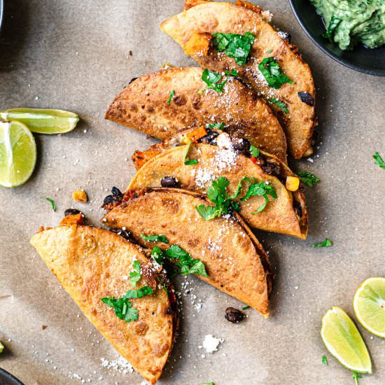 Vegetarian Crispy Tacos
