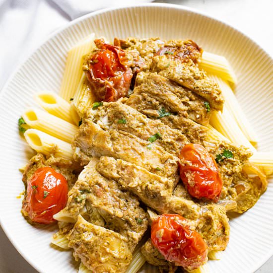 Stovetop Pesto Chicken