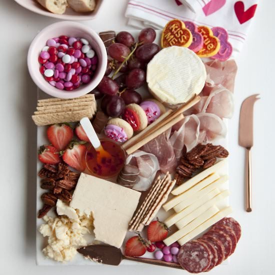 Cheeseboard for Valentine’s Day
