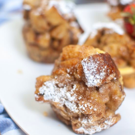 Air fryer French toast muffins