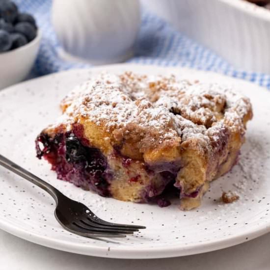 Blueberry French Toast Casserole