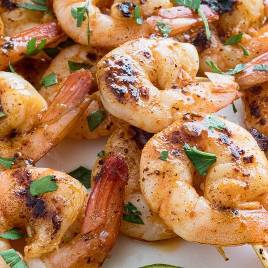 Chipotle Lime Shrimp Kabobs