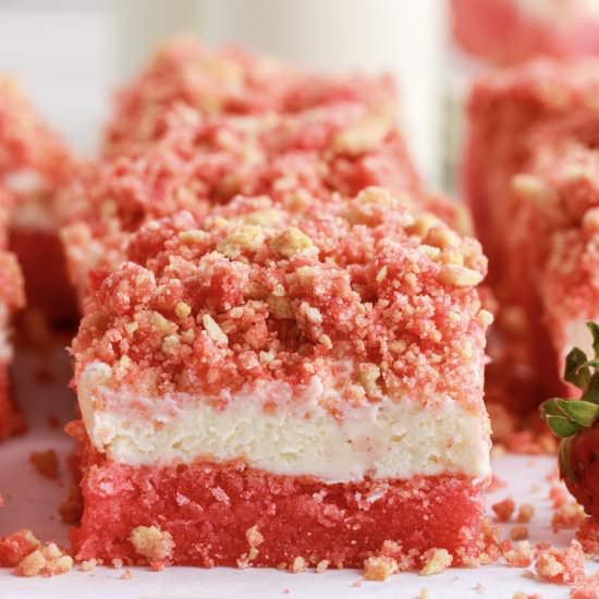 Strawberry Cheesecake Brownies