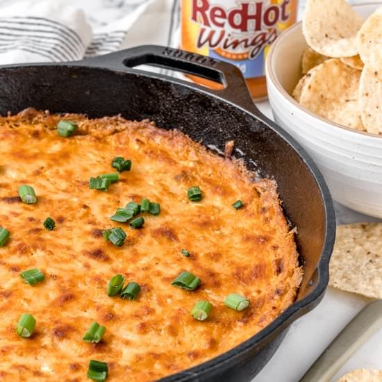 Smoked Buffalo Chicken Dip