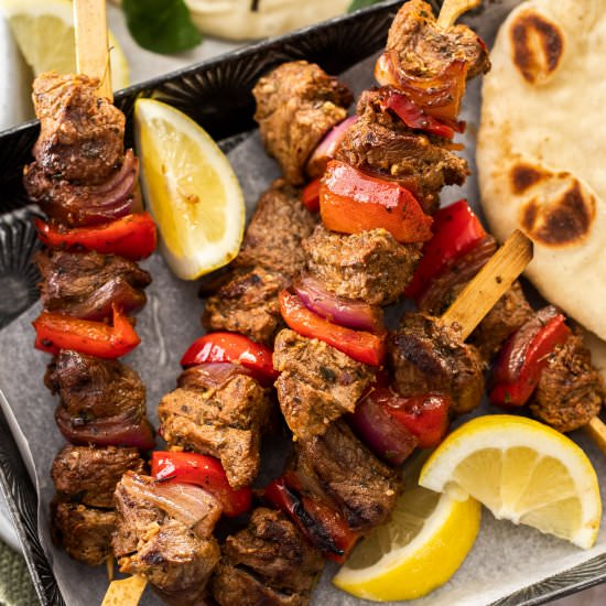 Greek Lamb Kebabs (Lamb Souvlaki)