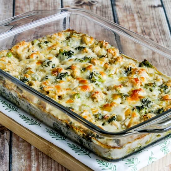 Chicken Broccoli Alfredo Casserole