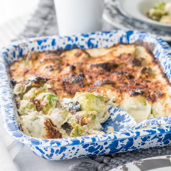 Low Carb Brussel Sprout Casserole