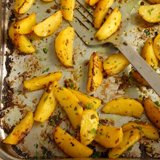 Greek Lemon Potatoes