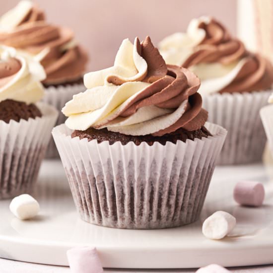 Hot Chocolate Cupcakes
