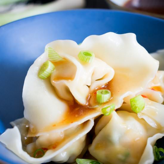 Homemade chicken dumplings