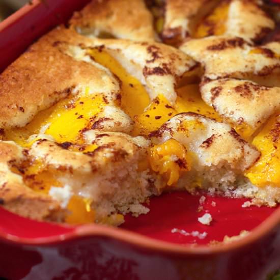 Peach Cobbler Cake