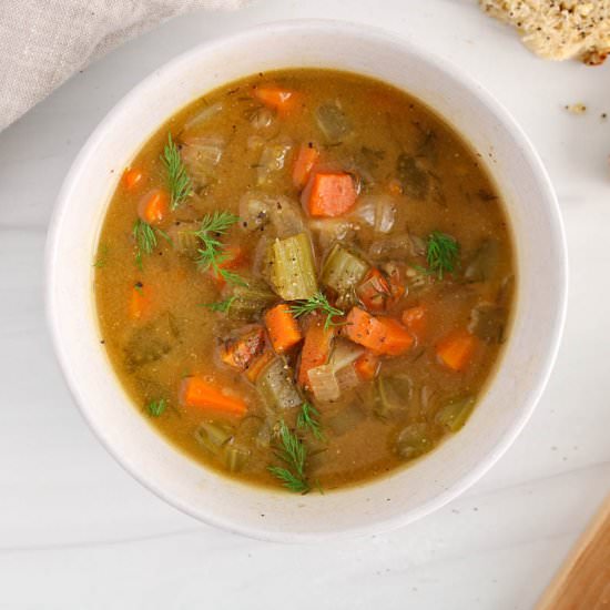 Simple Carrot and Celery Soup