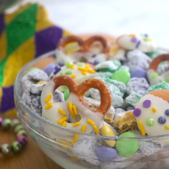 Mardi Gras Snack Mix