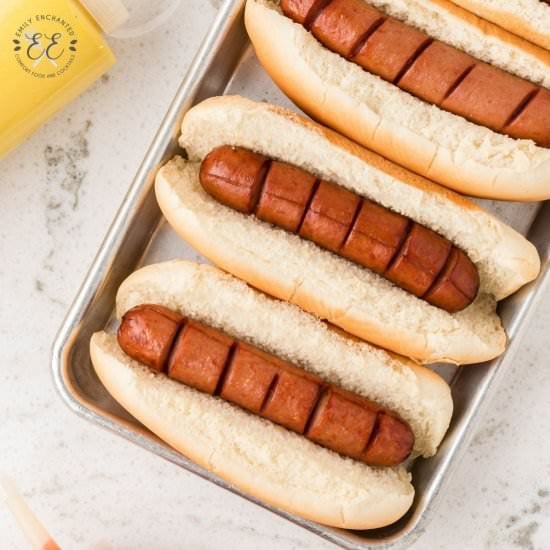 Air Fryer Hot Dogs