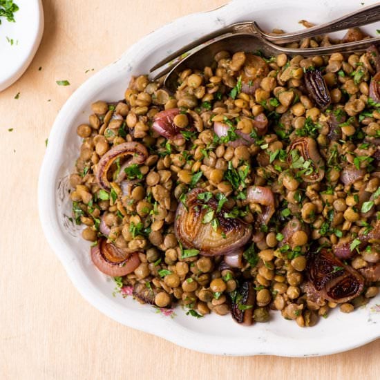 Warm Lentil Salad