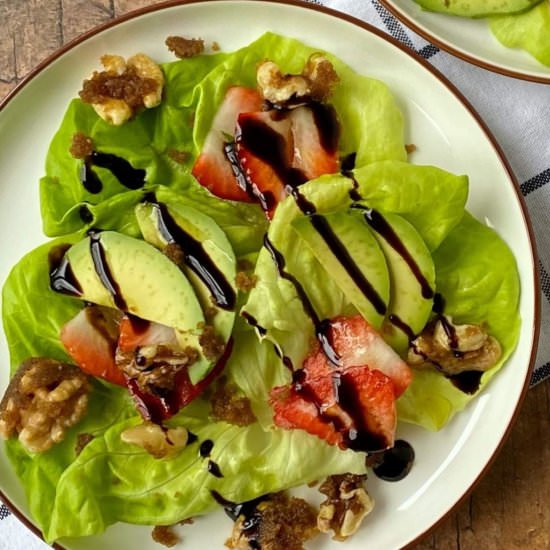Strawberry Avocado Walnut Salad