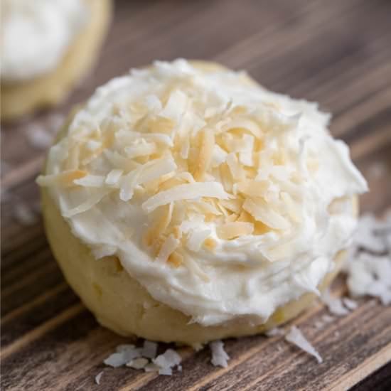 Key Lime Cookies with Coconut