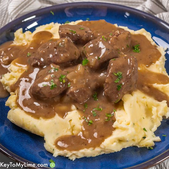 Beef Tips and Gravy