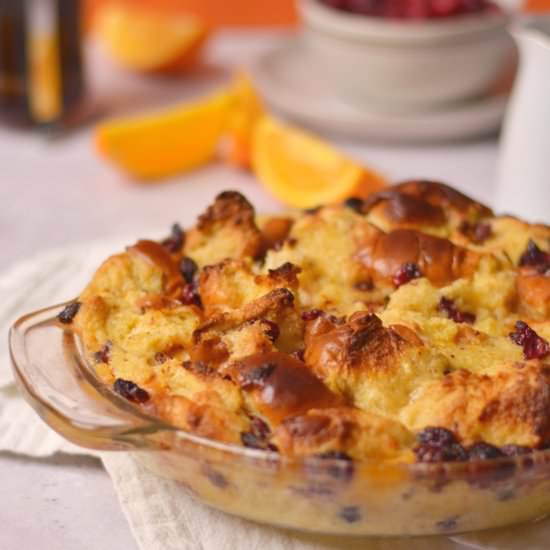 Orange Bread and Butter Pudding