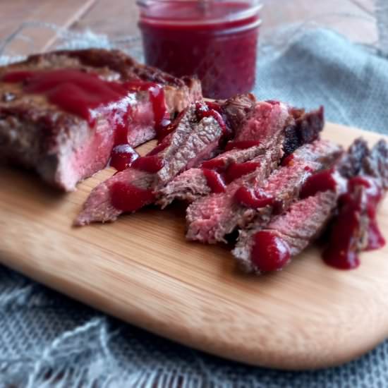 Cranberry Chipotle Steak Sauce