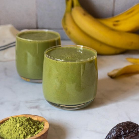 Banana Matcha Green Tea Smoothie