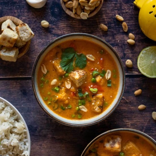Thai Massaman Vegetable Curry with