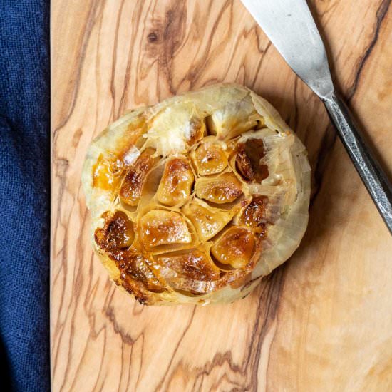 Homemade Roasted Garlic