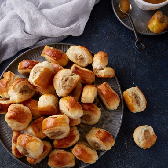Puff Pastry Sausage Rolls