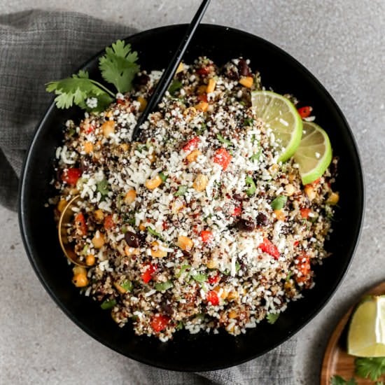Black Bean, Quinoa and Corn Salad