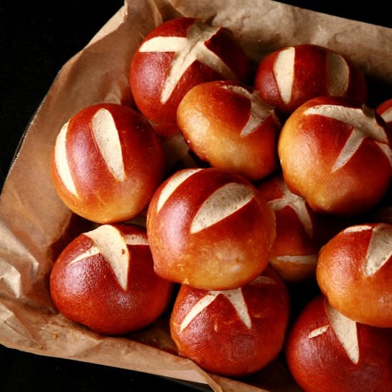 Pretzel Buns