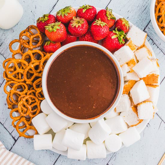 Chocolate Fondue for Two