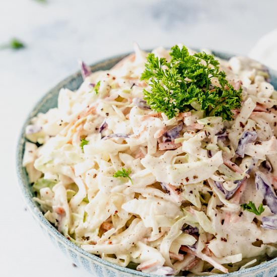 The Best Low Carb Coleslaw Recipe