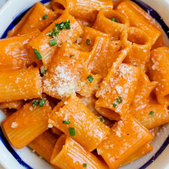 Spicy Gochujang Rigatoni
