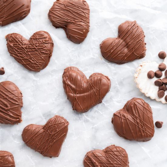Chocolate Peanut Butter Hearts