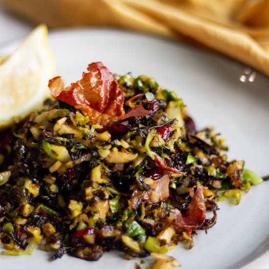 Crispy, Caramelized Brussels Sprout