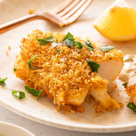 Panko Crusted Cod