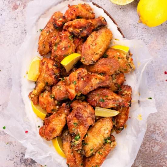 Lemon Pepper Chicken Wings