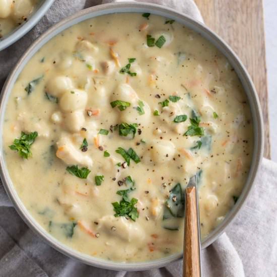 Chicken and Gnocchi Soup