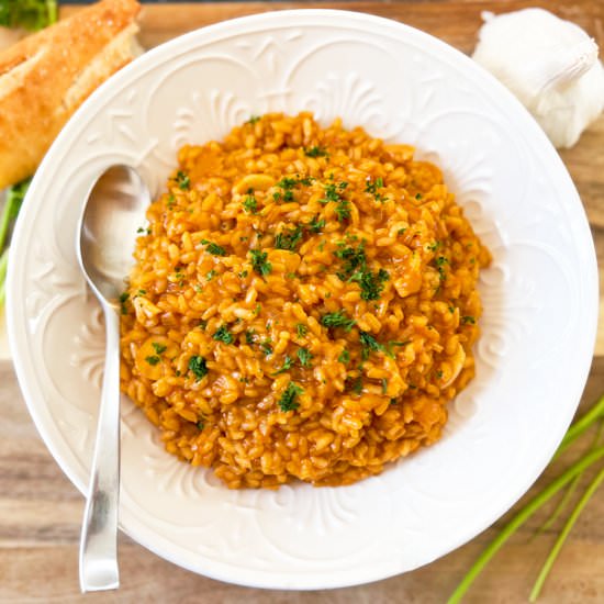 Creamy Paprika and Garlic Rice